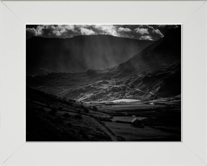 Snowdonia Wales in black and white Photo Print - Canvas - Framed Photo Print - Hampshire Prints