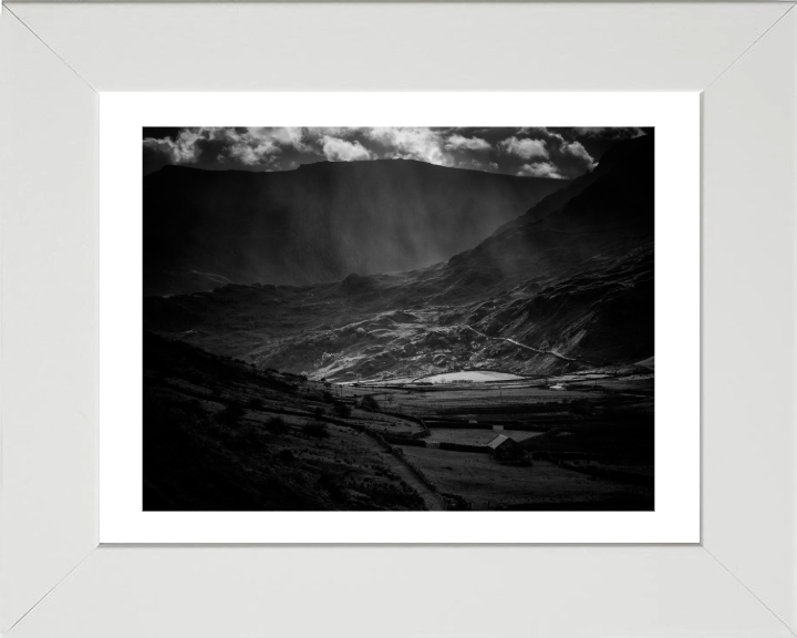 Snowdonia Wales in black and white Photo Print - Canvas - Framed Photo Print - Hampshire Prints