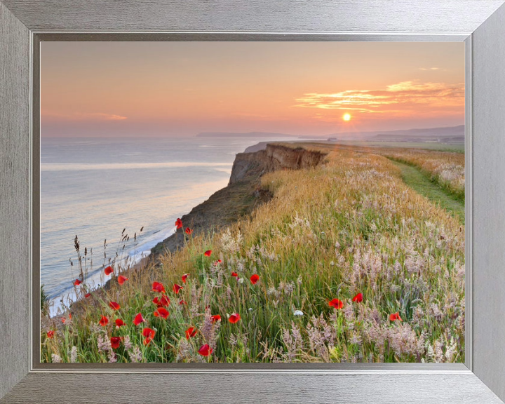 Atherfield bay isle of wight at sunset Photo Print - Canvas - Framed Photo Print - Hampshire Prints