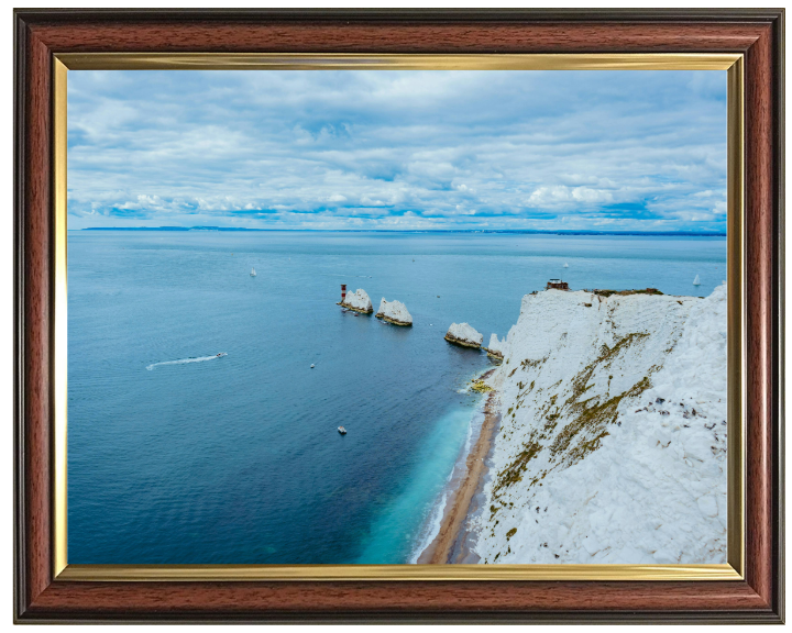 The needles isle of wight in summer Photo Print - Canvas - Framed Photo Print - Hampshire Prints