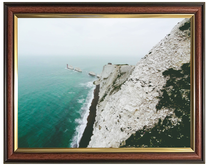 the Needles isle of wight in winter Photo Print - Canvas - Framed Photo Print - Hampshire Prints