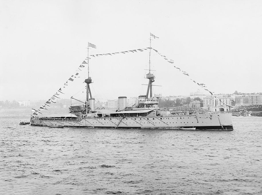 HMS Inflexible (1907) Royal Navy Invincible class Battle cruiser Photo Print or Framed Photo Print - Hampshire Prints