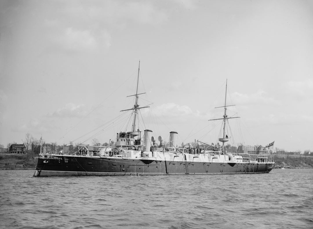 HMS Australia (1886) Royal Navy Orlando class armoured cruiser Photo Print or Framed Photo Print - Hampshire Prints