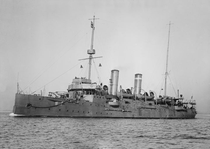 HMS Bonaventure (1892) Royal Navy  Astraea class cruiser Photo Print or Framed Photo Print - Hampshire Prints