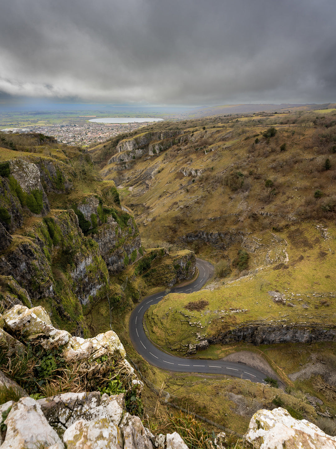 The road to Cheddar gorge Somerset Photo Print - Canvas - Framed Photo Print - Hampshire Prints