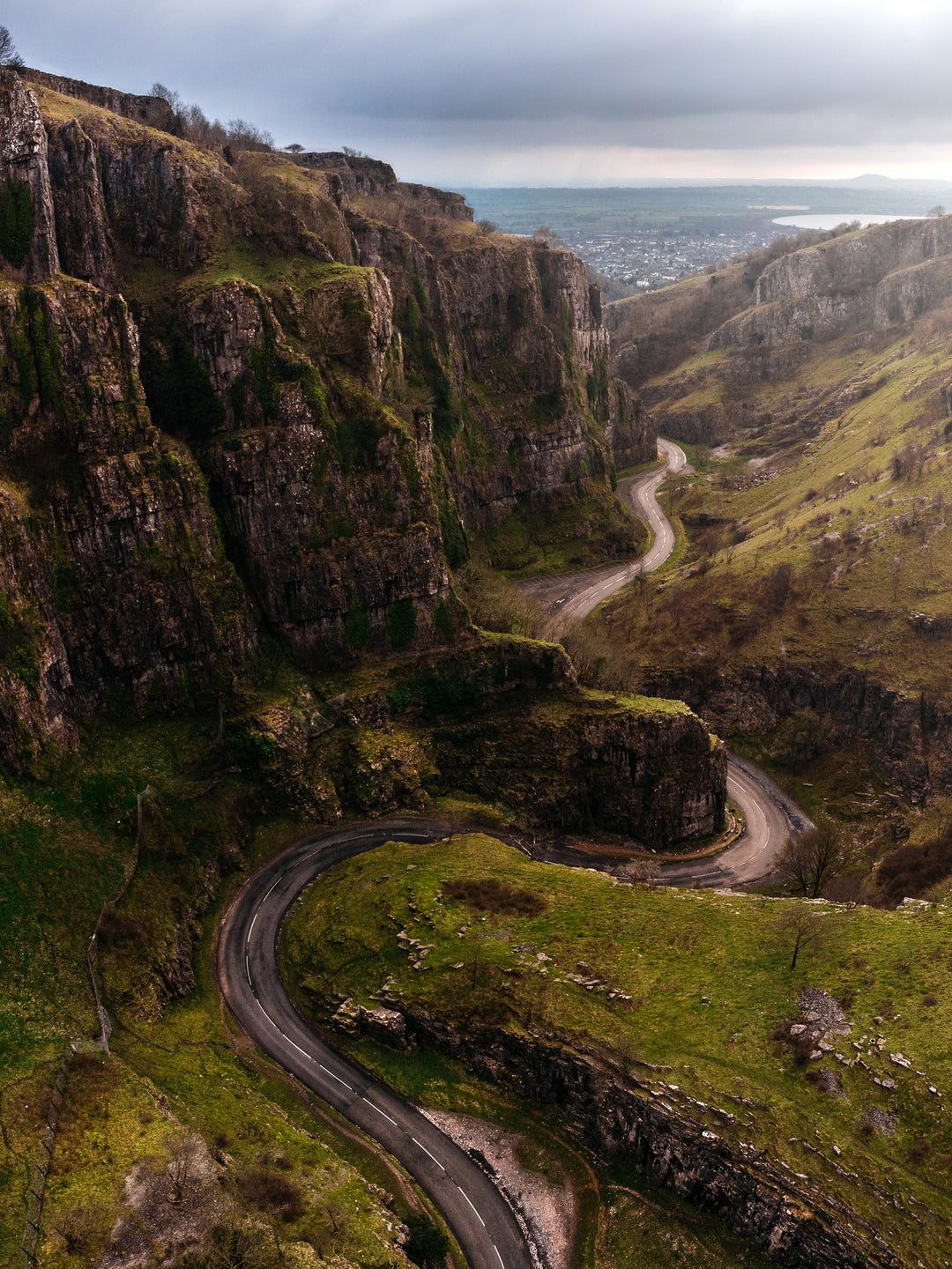 The winding road to Cheddar gorge Somerset Photo Print - Canvas - Framed Photo Print - Hampshire Prints