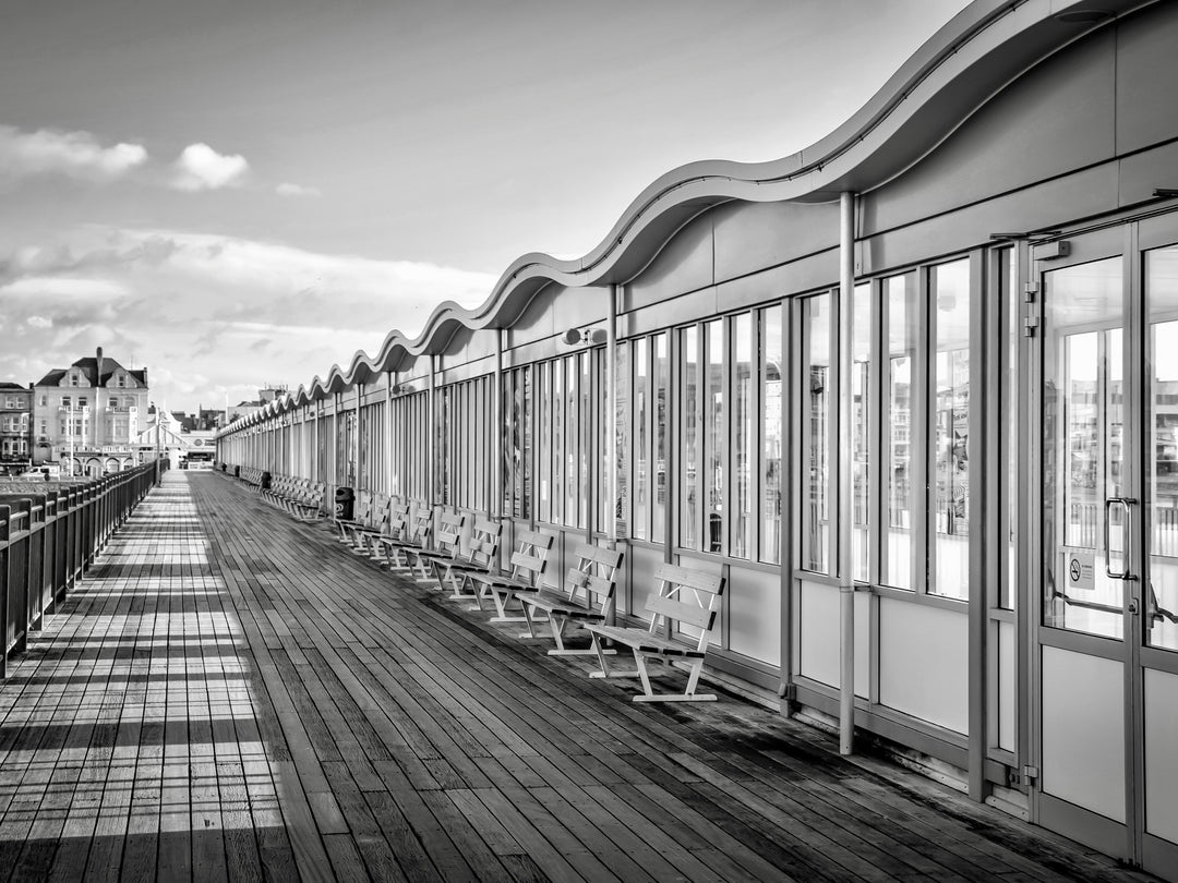 Weston-super-Mare pier Somerset black and white Photo Print - Canvas - Framed Photo Print - Hampshire Prints
