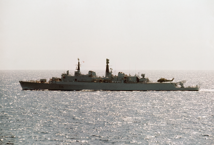 HMS Antrim D18 Royal Navy County class destroyer Photo Print or Framed Print - Hampshire Prints