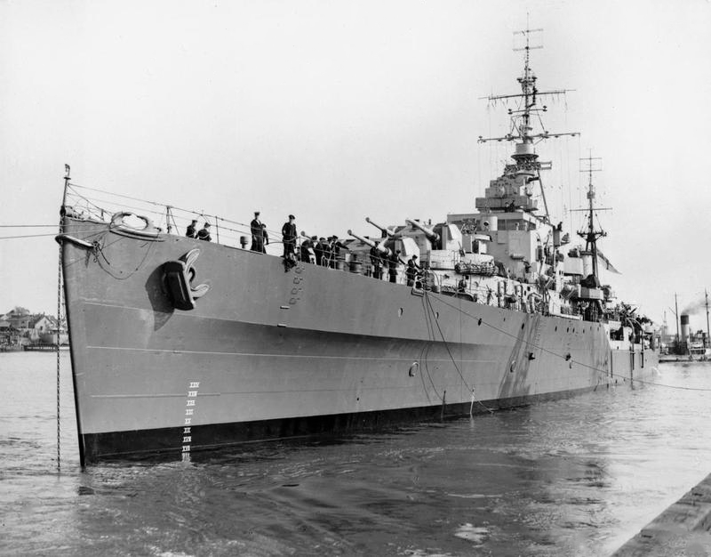 HMS Black Prince (81) Royal Navy Dido class light cruiser Photo Print or Framed Print - Hampshire Prints