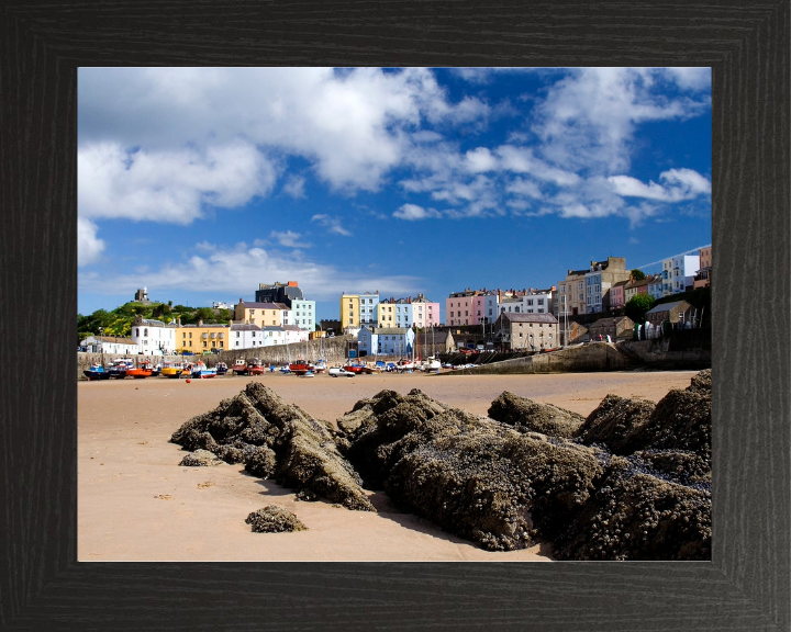 Tenby beach Wales Photo Print - Canvas - Framed Photo Print - Hampshire Prints