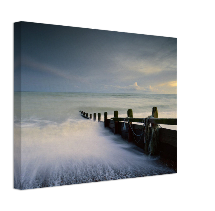 Climping Beach Groyne West Sussex Photo Print - Canvas - Framed Photo Print - Hampshire Prints