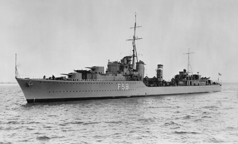HMS Mashona F59 (L59) | Photo Print | Framed Print | Tribal Class | Destroyer | Royal Navy Hampshire Prints