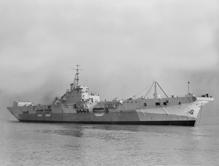 HMS Pioneer R76 Royal Navy Colossus class aircraft carrier Photo Print or Framed Print - Hampshire Prints