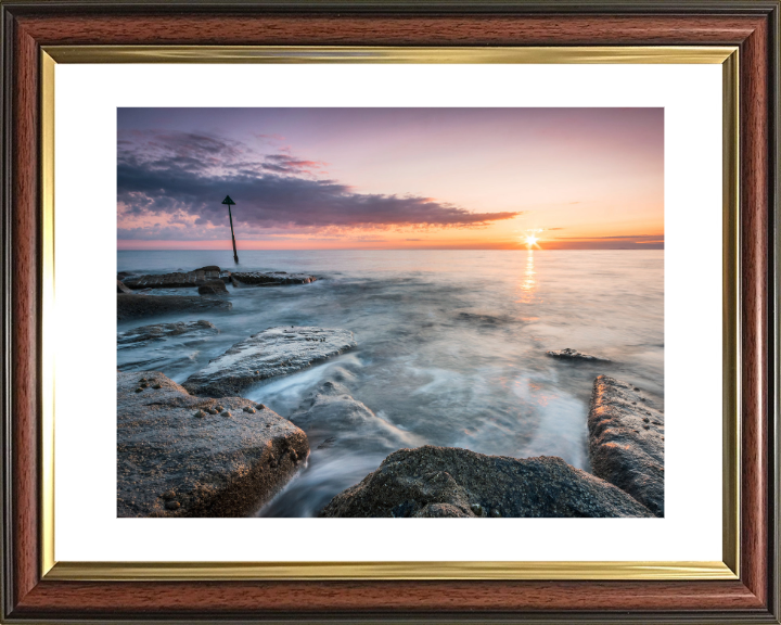 Tywyn beach Wales at Sunset Photo Print - Canvas - Framed Photo Print - Hampshire Prints