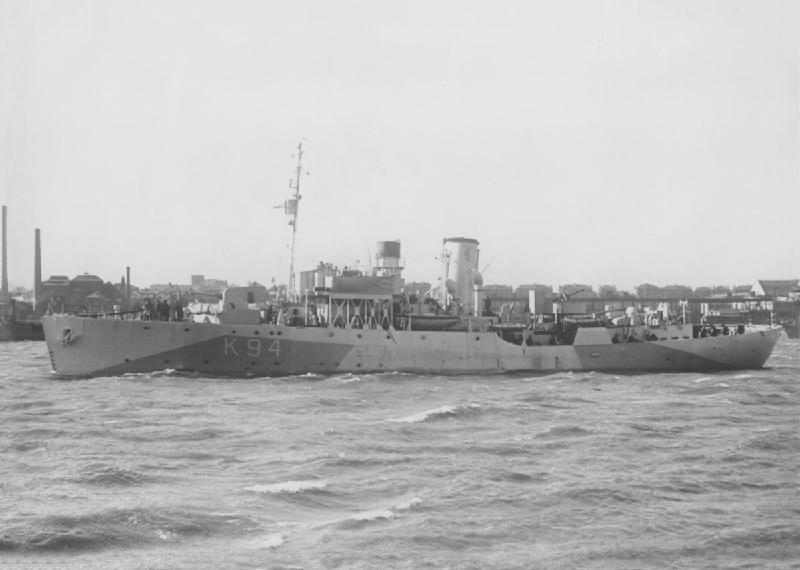 HMS Columbine K94 Royal Navy Flower class corvette Photo Print or Framed Print - Hampshire Prints