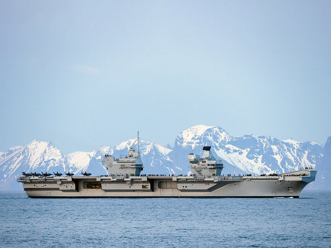 HMS Prince of Wales R09 | Photo Print | Framed Print | Queen Elizabeth Class | Aircraft Carrier | Royal Navy Hampshire Prints