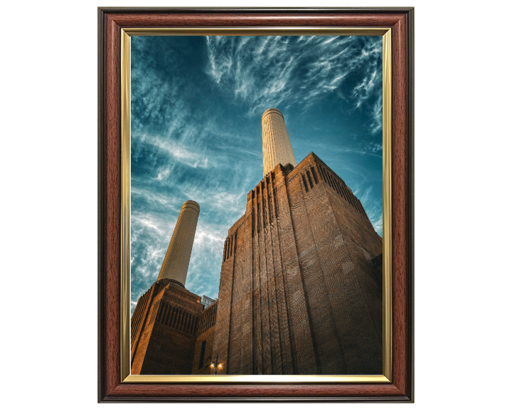looking up at Battersea Power Station London Photo Print - Canvas - Framed Photo Print - Hampshire Prints