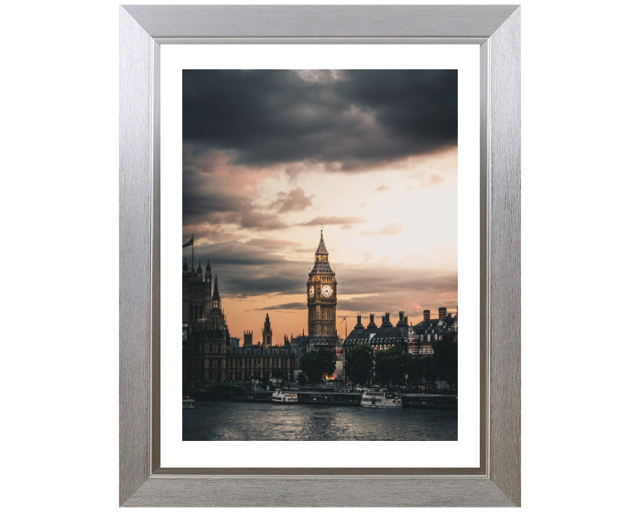 Big Ben London at sunset Photo Print - Canvas - Framed Photo Print - Hampshire Prints