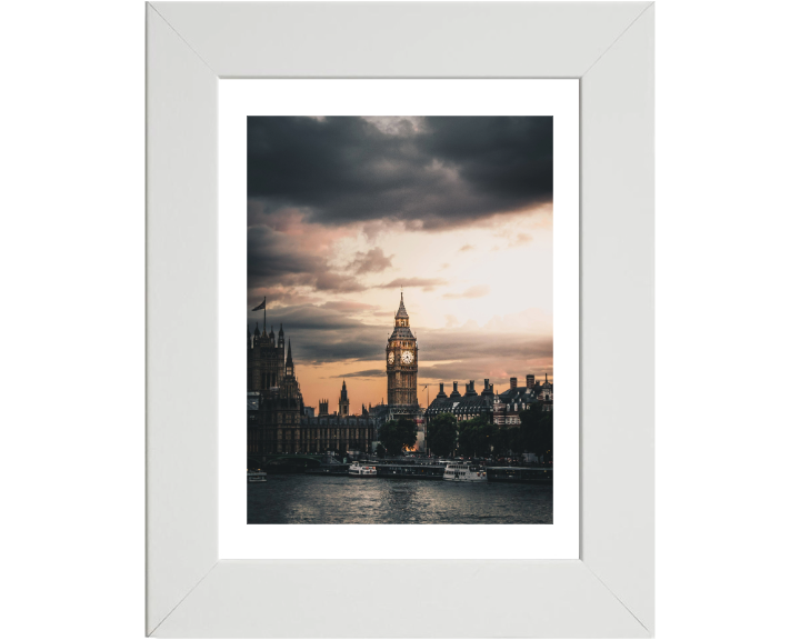 Big Ben London at sunset Photo Print - Canvas - Framed Photo Print - Hampshire Prints