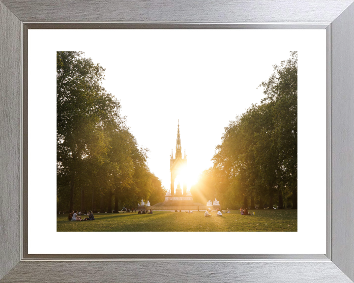 Kensington Gardens London at sunset Photo Print - Canvas - Framed Photo Print - Hampshire Prints