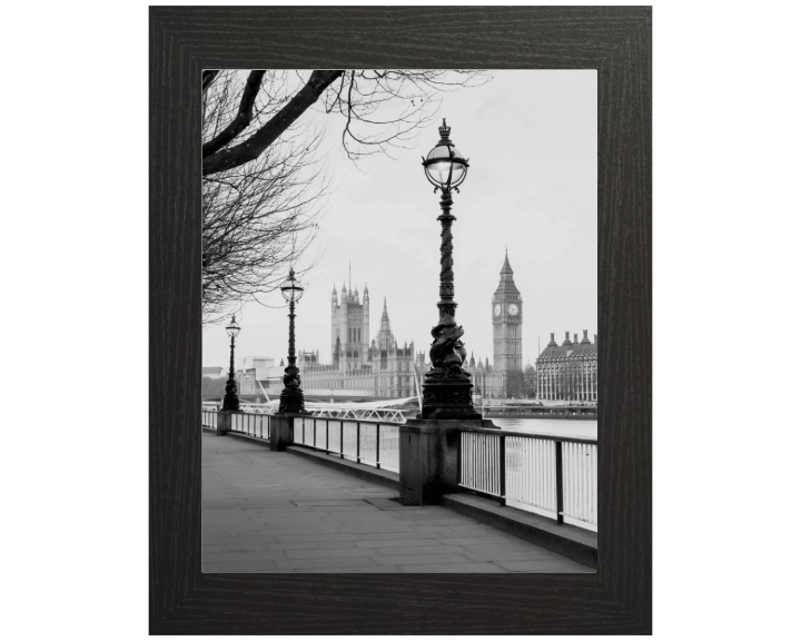 River Thames walkway London Photo Print - Canvas - Framed Photo Print - Hampshire Prints