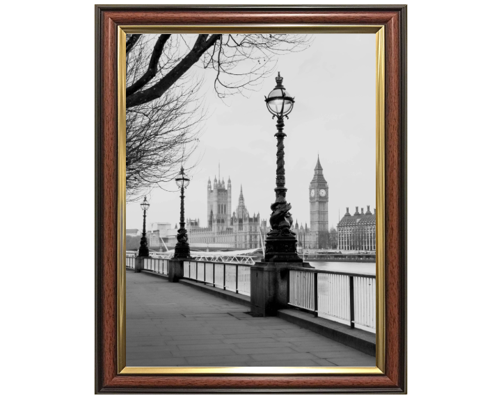 River Thames walkway London Photo Print - Canvas - Framed Photo Print - Hampshire Prints