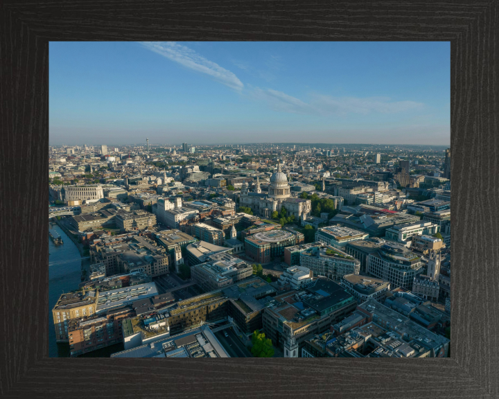 st pauls cathedral and london skyline Photo Print - Canvas - Framed Photo Print - Hampshire Prints