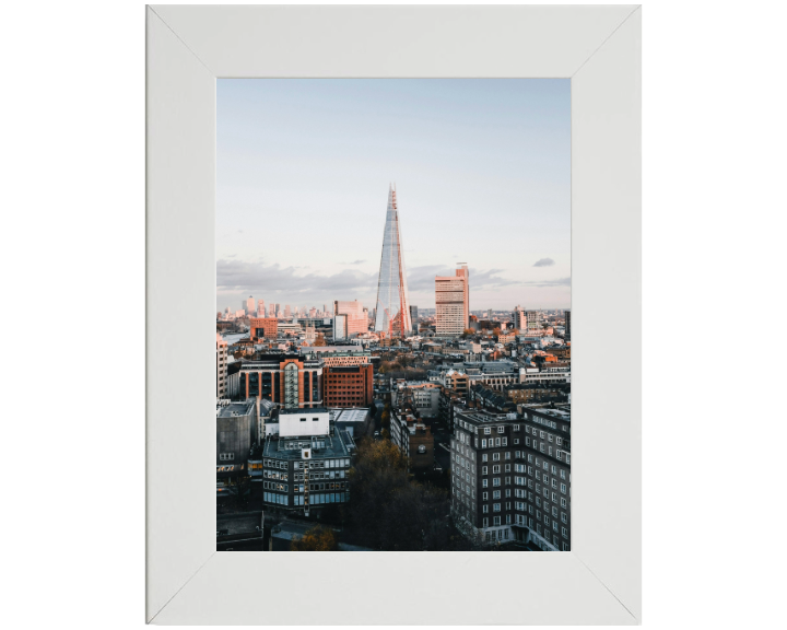 the shard and London skyline Photo Print - Canvas - Framed Photo Print - Hampshire Prints