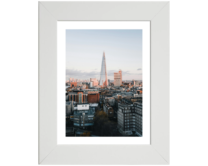 the shard and London skyline Photo Print - Canvas - Framed Photo Print - Hampshire Prints