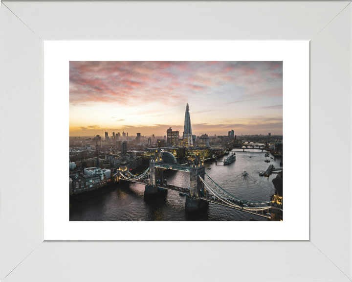 tower bridge at sunset Photo Print - Canvas - Framed Photo Print - Hampshire Prints