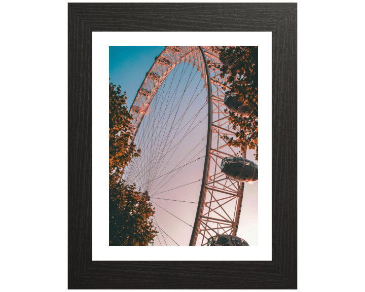 London eye at sunset Photo Print - Canvas - Framed Photo Print - Hampshire Prints