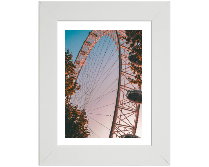 London eye at sunset Photo Print - Canvas - Framed Photo Print - Hampshire Prints