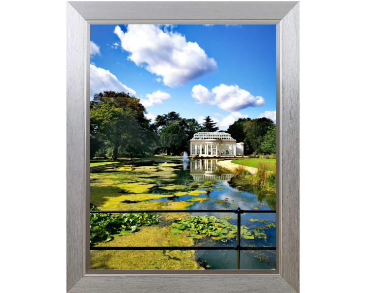 London Manor greenhouse and pond Photo Print - Canvas - Framed Photo Print - Hampshire Prints