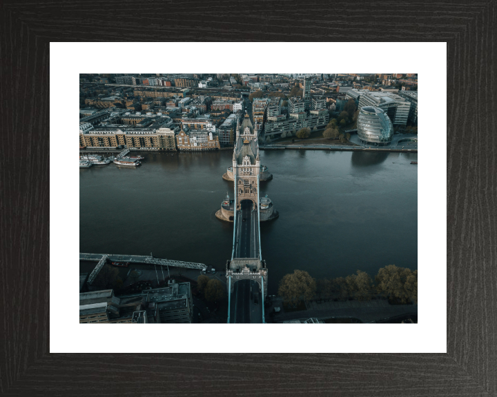 Tower bridge London from above Photo Print - Canvas - Framed Photo Print - Hampshire Prints