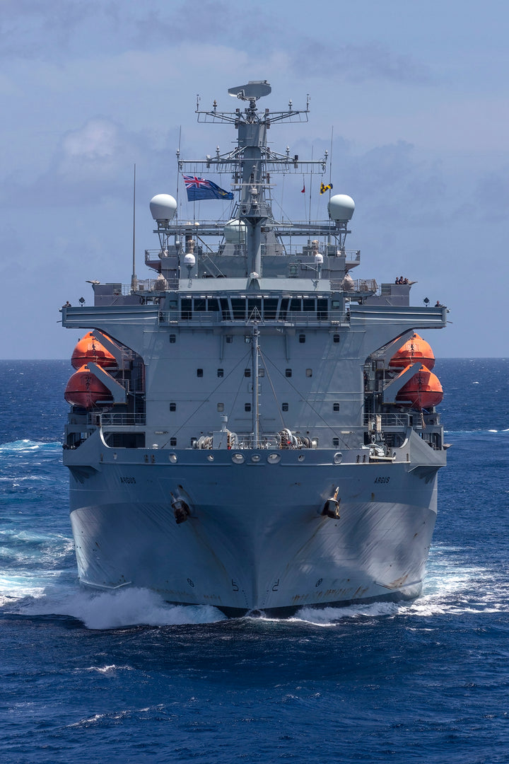 RFA Argus A135 | Photo Print | Framed Print | Casualty Class Ship | Royal Fleet Auxiliary Hampshire Prints