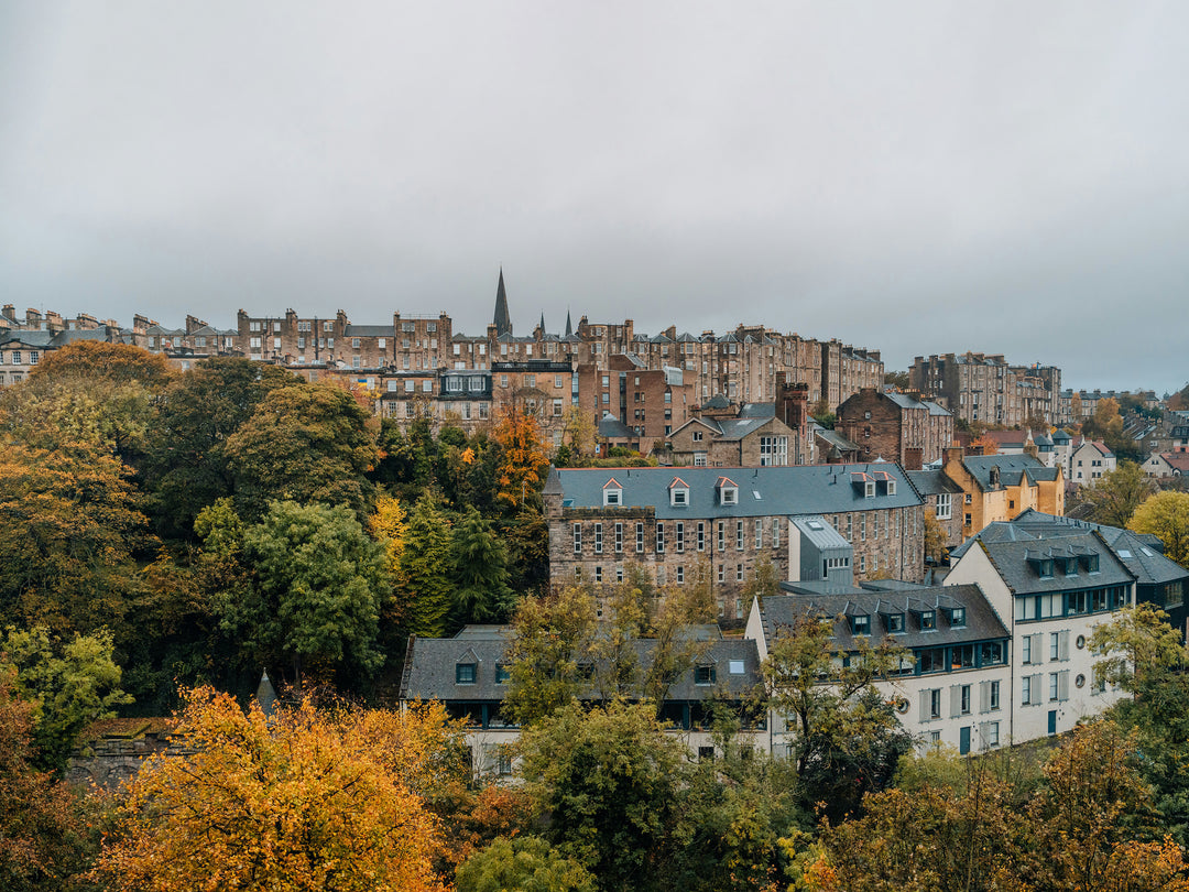 Edinburgh Scotland in Autumn Photo Print - Canvas - Framed Photo Print - Hampshire Prints