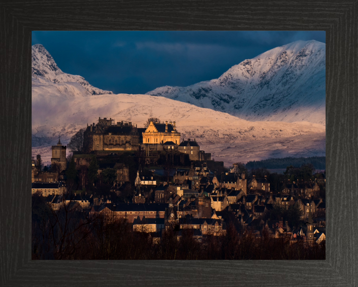 Stirling Castle Scotland at sunset Photo Print - Canvas - Framed Photo Print - Hampshire Prints