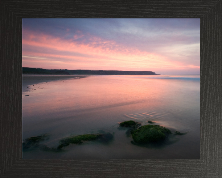 Cullen Bay Moray Scotland at sunset Photo Print - Canvas - Framed Photo Print - Hampshire Prints