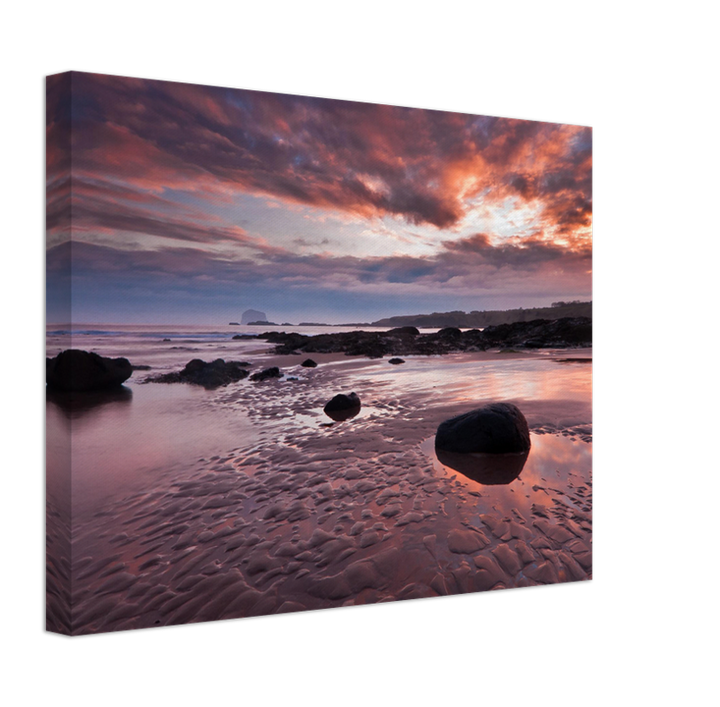 North Berwick Milsey Bay Scotland at sunset Photo Print - Canvas - Framed Photo Print - Hampshire Prints