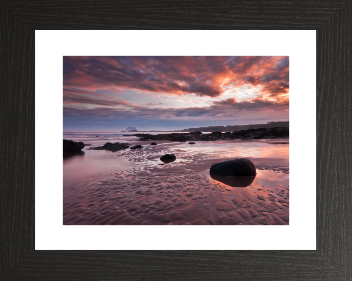North Berwick Milsey Bay Scotland at sunset Photo Print - Canvas - Framed Photo Print - Hampshire Prints