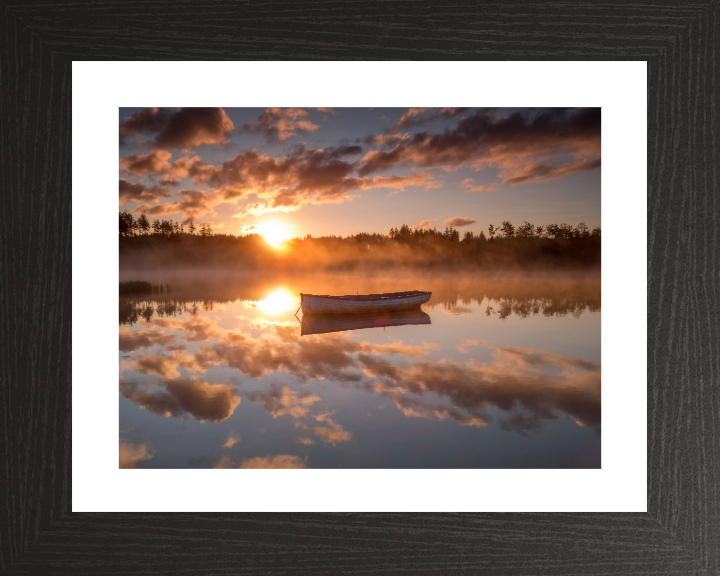 Loch Rusky Scotland Reflections Photo Print - Canvas - Framed Photo Print - Hampshire Prints