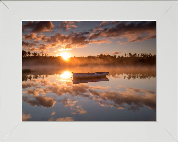 Loch Rusky Scotland Reflections Photo Print - Canvas - Framed Photo Print - Hampshire Prints