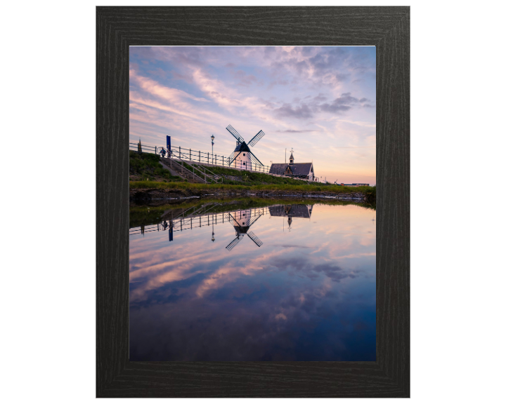 windmill at sunset Lytham Saint Annes Lancashire Photo Print - Canvas - Framed Photo Print - Hampshire Prints