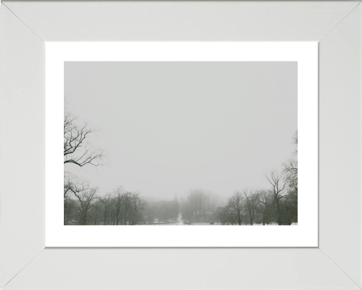 snow covered Towneley Park Burnley Lancashire Photo Print - Canvas - Framed Photo Print - Hampshire Prints