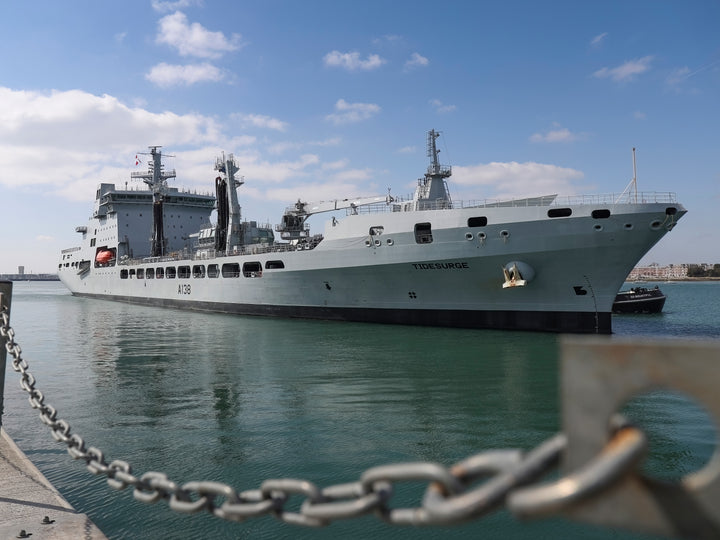 RFA Tidesurge A138 | Photo Print | Framed Print | Tide class | Tanker | Royal Fleet Auxiliary Hampshire Prints