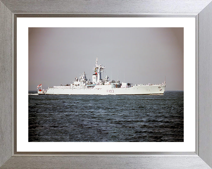 HMS Lowestoft F103 | Photo Print | Framed Print | Rothesay Class | Frigate | Royal Navy Hampshire Prints