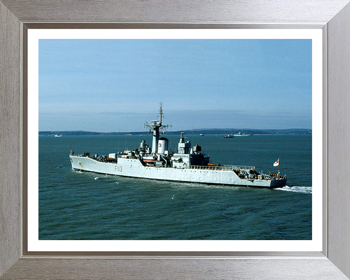 HMS Falmouth F113 Royal Navy Rothesay Class Frigate Photo Print or Framed Print - Hampshire Prints