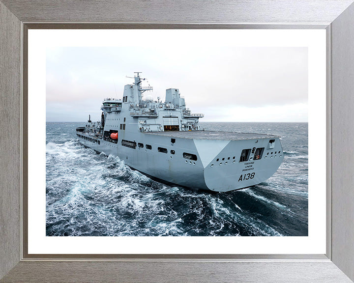 RFA Tidesurge A138 | Photo Print | Framed Print | Tide class | Tanker | Royal Fleet Auxiliary Hampshire Prints 10 x 8 Silver Frame Yes