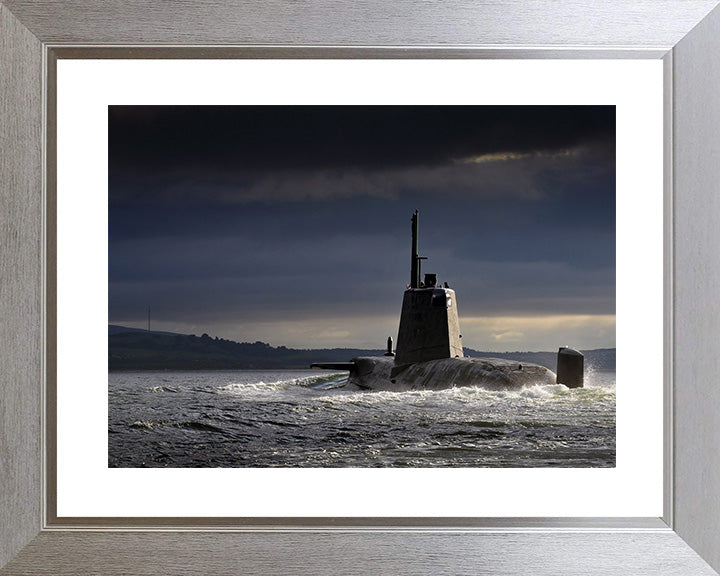 HMS Ambush S120 Royal Navy Astute class Submarine Photo Print or Framed Print - Hampshire Prints