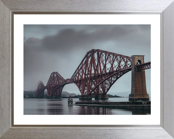 Mist surrounding the Forth Bridge Scotland Photo Print - Canvas - Framed Photo Print - Hampshire Prints